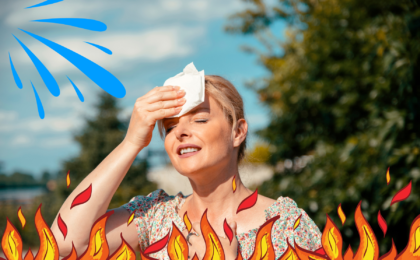 Hydrating tips for hot flash relief